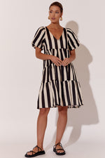 AUGUST STRIPE LINEN DRESS