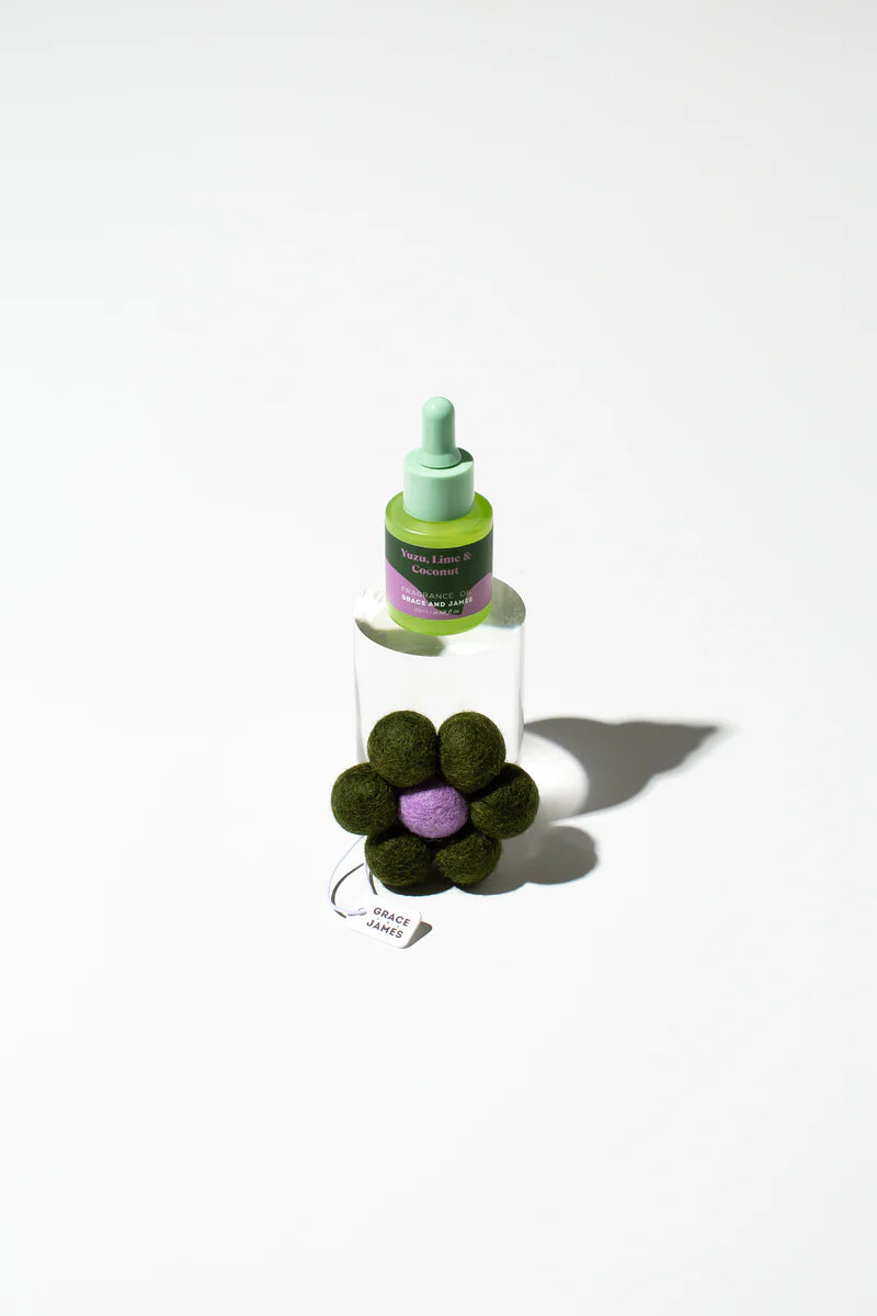FELT AIR FRESHENER - YUZU, LIME & COCONUT