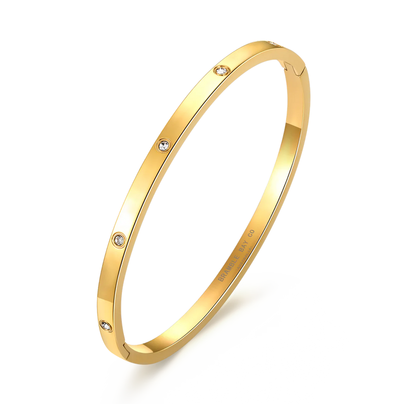 VOUGE SLIMLINE BANGLE - GOLD