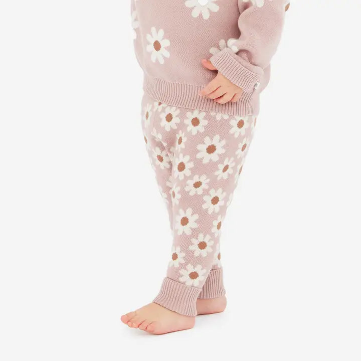 JACQUAR KNIT PANT - PAPER DAISY