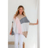 ASPEN JUMPER - PINK/GREY/WHITE/NATURAL