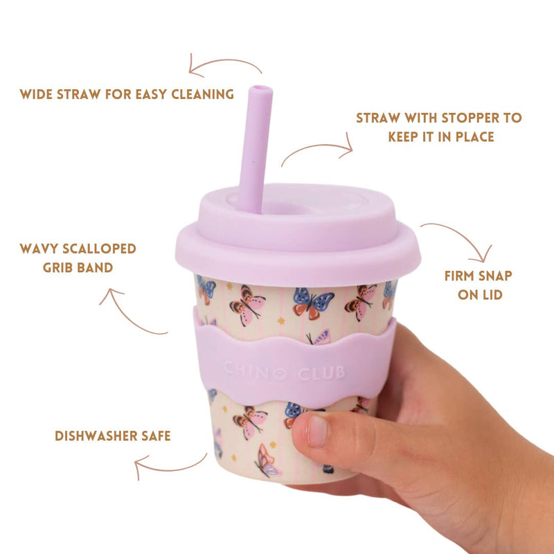 BABYCHINO CUP 4OZ - BUTTERFLY