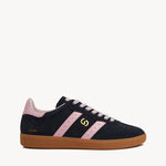 GOODSOLE SNEAKERS - 2001 PARALLEL NAVY SUEDE/PINK LEATHER