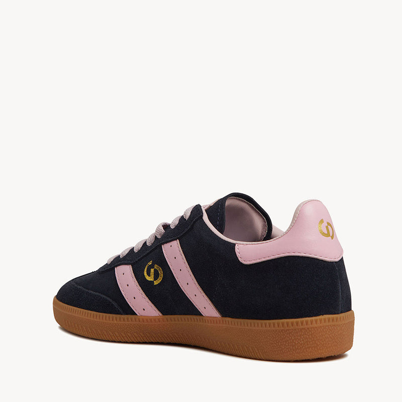 GOODSOLE SNEAKERS - 2001 PARALLEL NAVY SUEDE/PINK LEATHER
