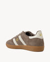 GOODSOLE SNEAKERS - 2001 PARALLEL BROWN SUEDE/IVORYLEATHER