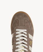 GOODSOLE SNEAKERS - 2001 PARALLEL BROWN SUEDE/IVORYLEATHER