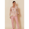 TALIA FAUX LEATHER PANT - PINK